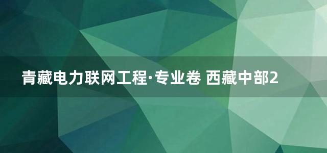 青藏电力联网工程·专业卷 西藏中部220kV电网工程建设